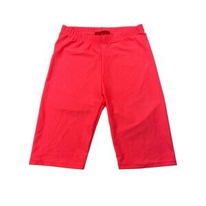 Roma Concept Pink Mid-Rise Pull-On Elastic Waist Activewear Biker Shorts Size S